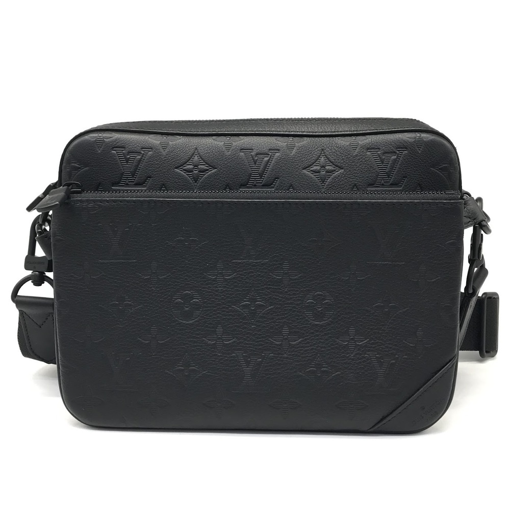 Louis Vuitton Bag Messenger Shadow Shoulder Monogram Black Black Trio